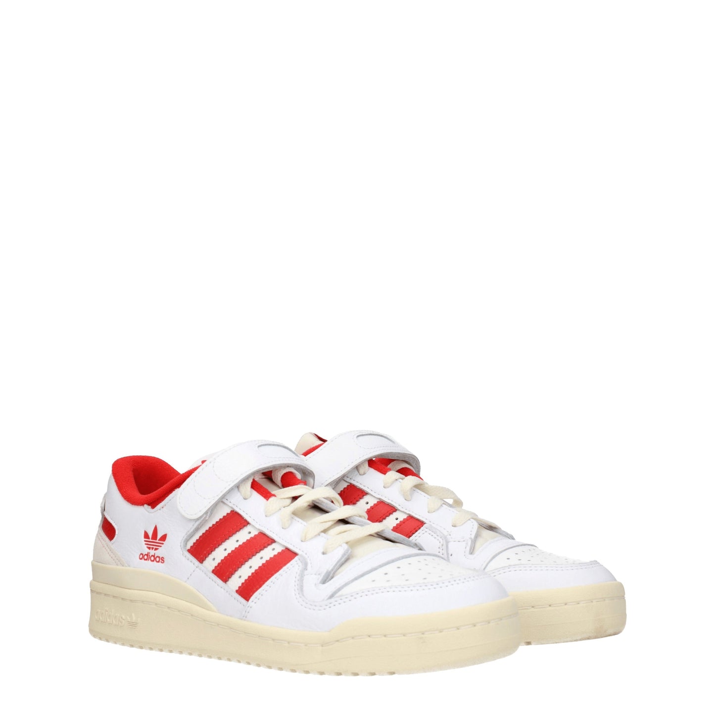 Adidas Men's Sneakers in Leather White/Red