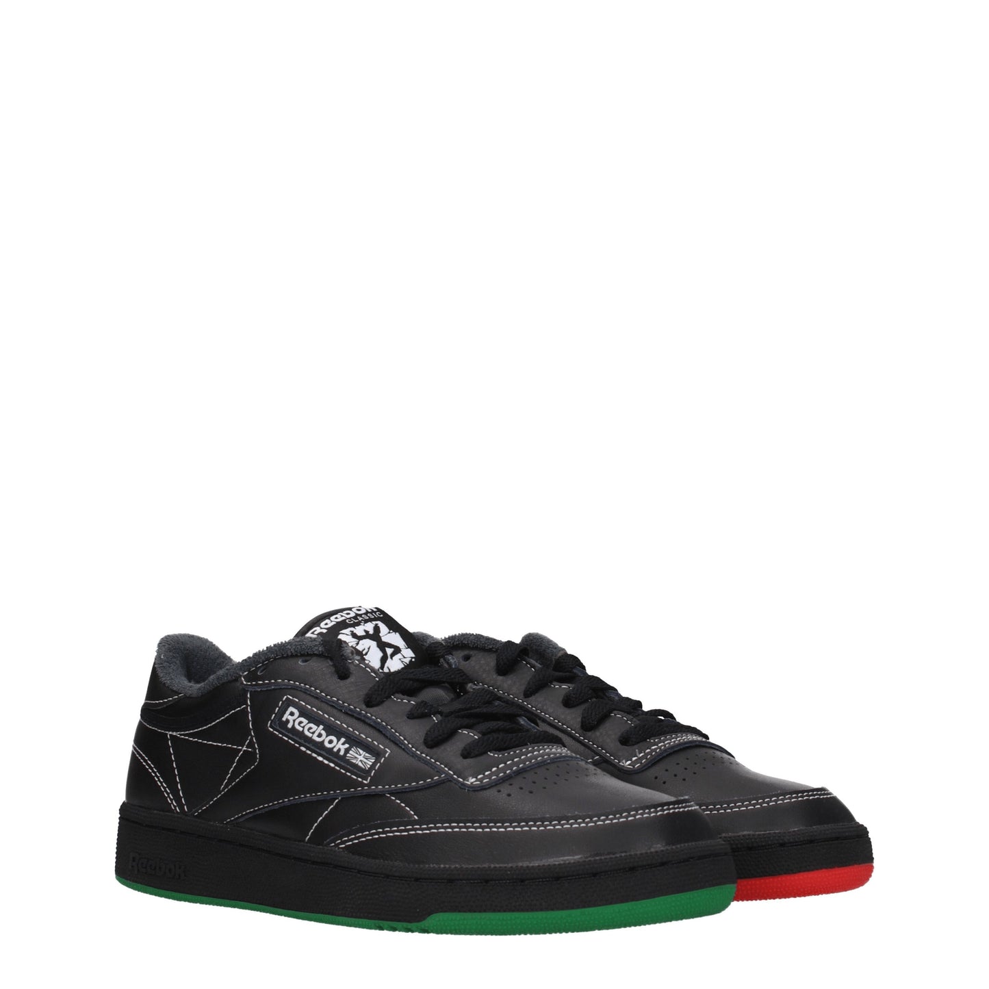 Reebok Men's Sneakers in Leather Black