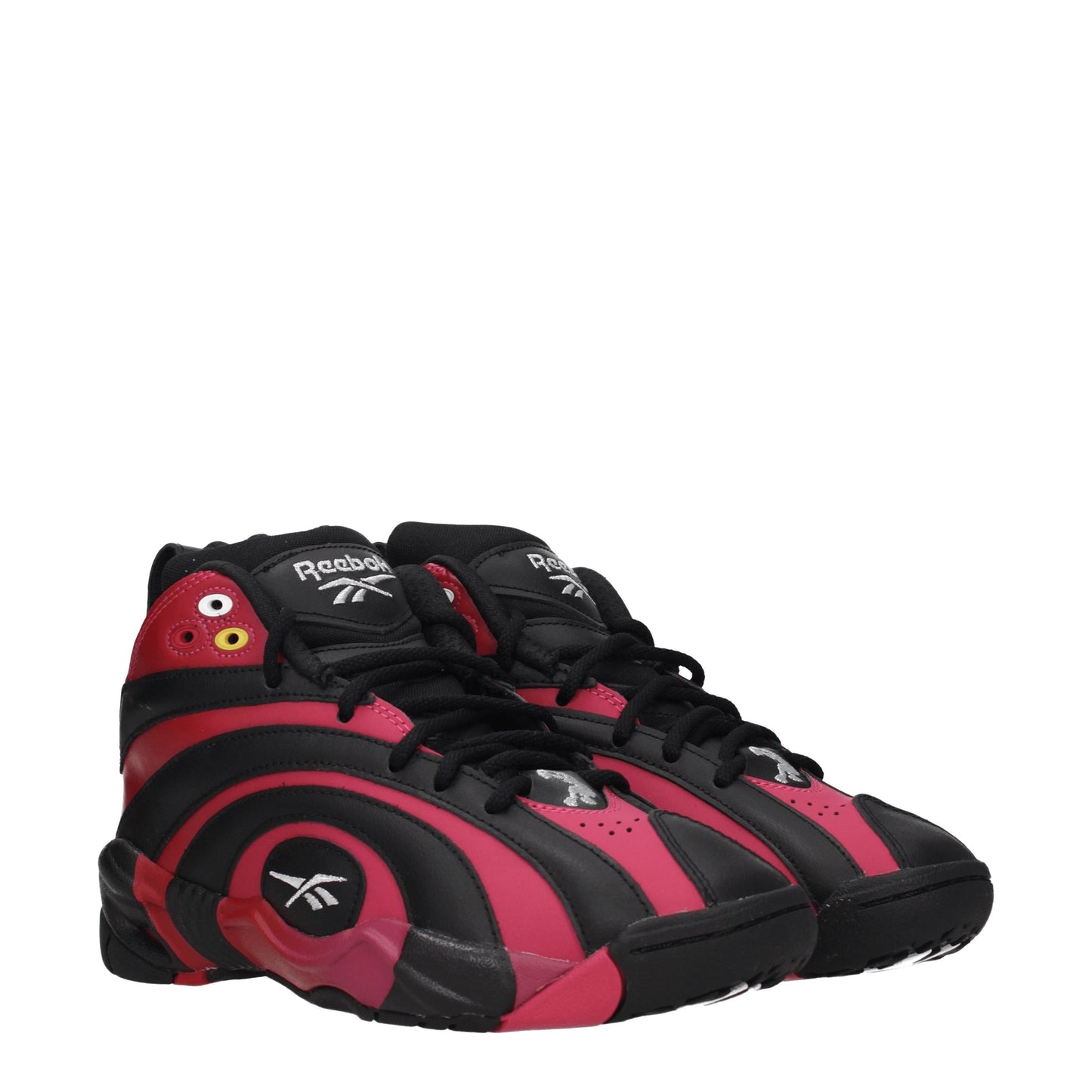 Reebok Men's Sneakers in Leather Fuchsia/Black