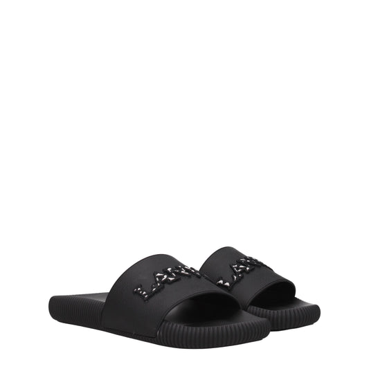 Lanvin Women's Sandals & Slippers in Rubber Black