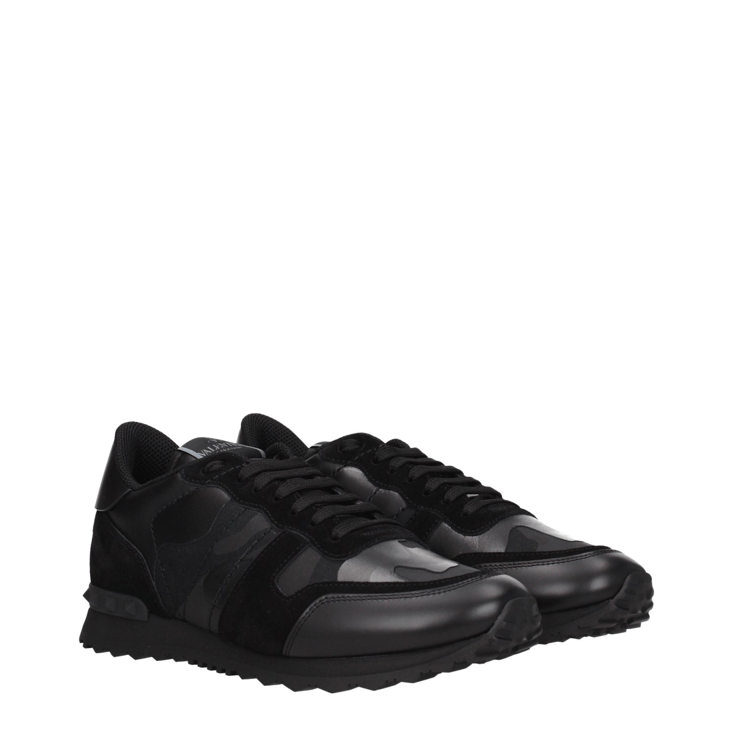 Valentino Garavani Men's Sneakers in Leather Black