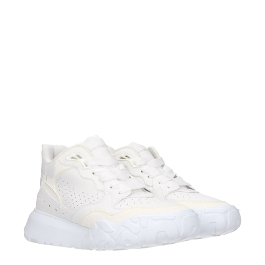 Alexander McQueen Women's Sneakers in Leather White