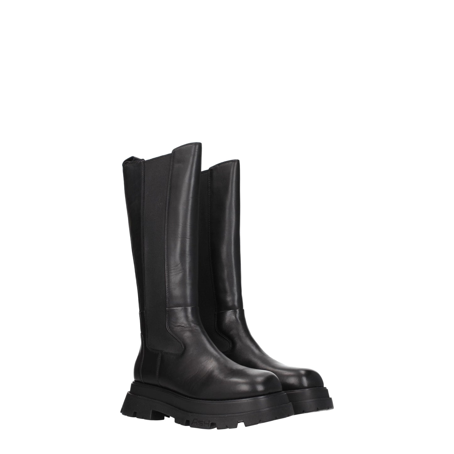 Ash Women's Boots in Leather Black