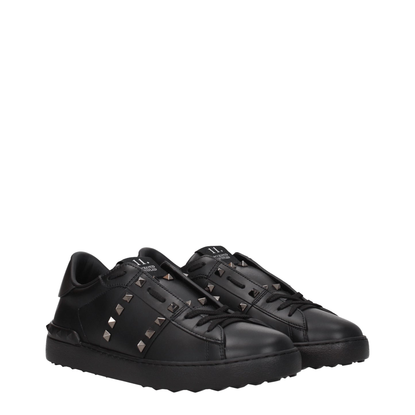 Valentino Garavani Men's Sneakers in Leather Black