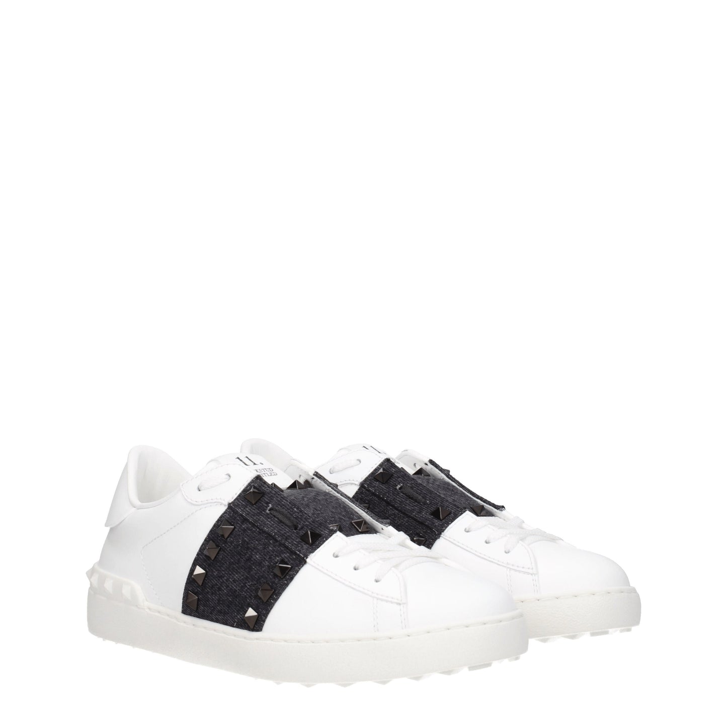 Valentino Garavani Men's Sneakers in Leather White/Denim