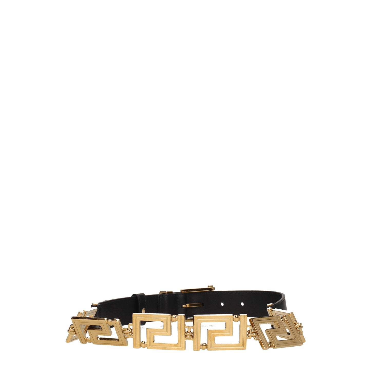 Versace Belts Women Leather Black