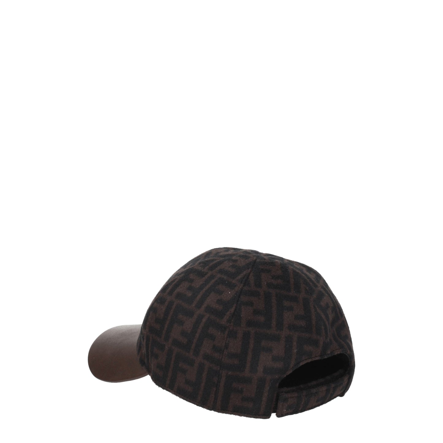 Fendi Hats Men Wool Brown/Pumpkin