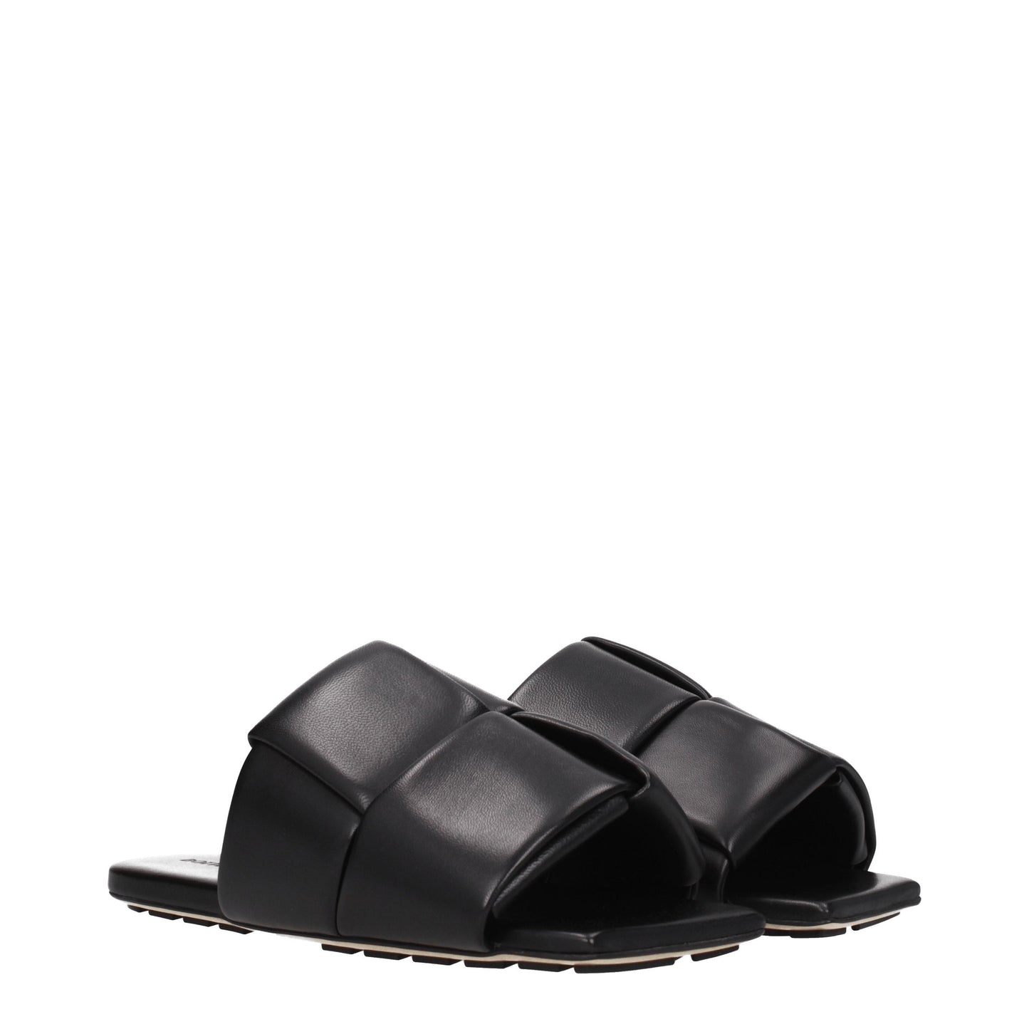 Bottega Veneta Sandals & Slippers Men Leather Black