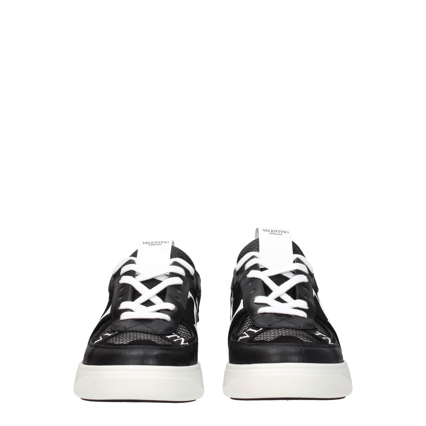 Valentino Garavani Men's Sneakers in Leather Black/White