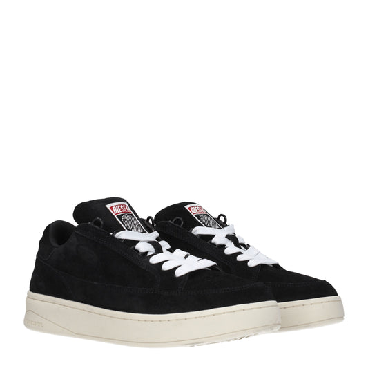 Diesel Men's Sneakers in Suede Black