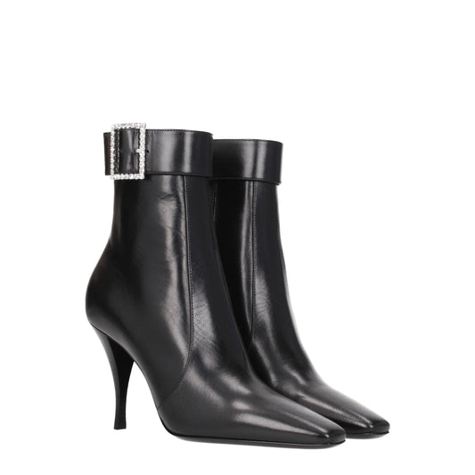 Saint Laurent Women's Boots in Leather Black