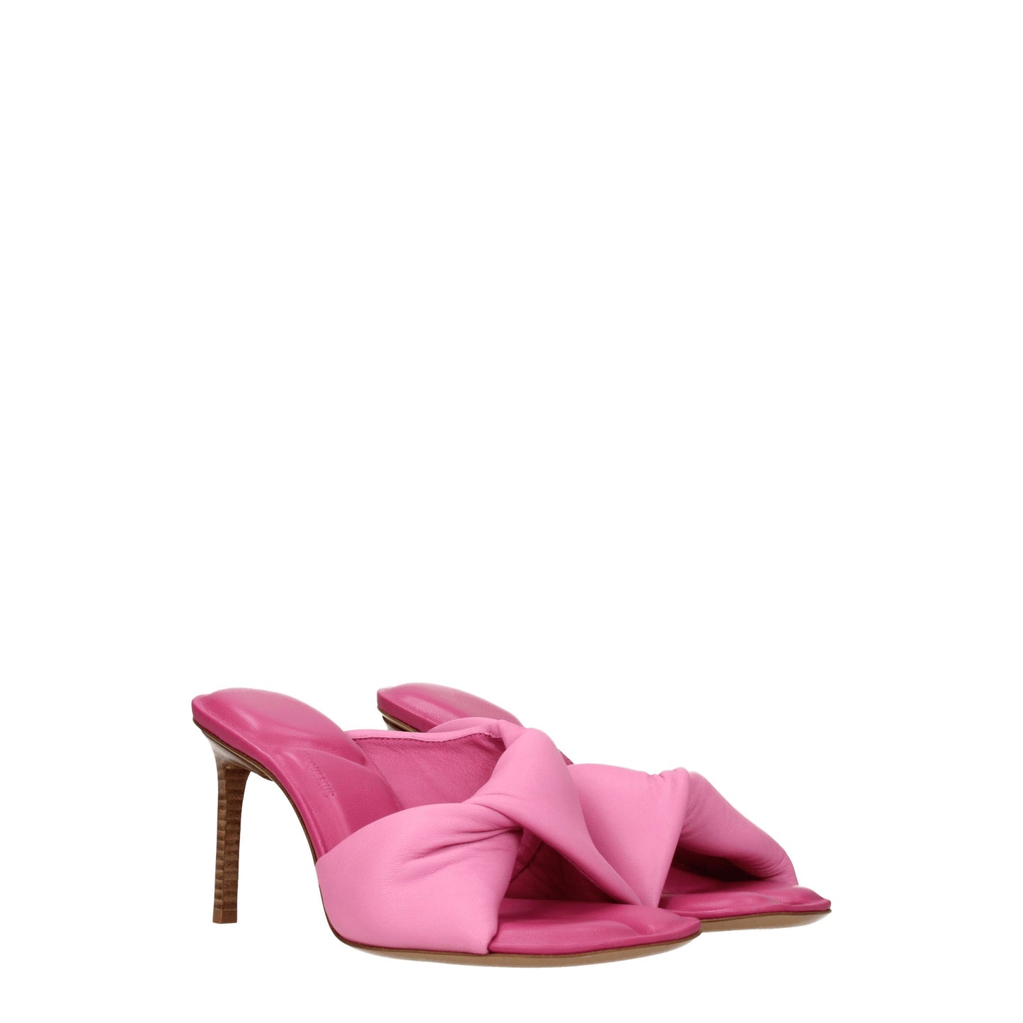 Jacquemus Women's Sandals in Leather Pink