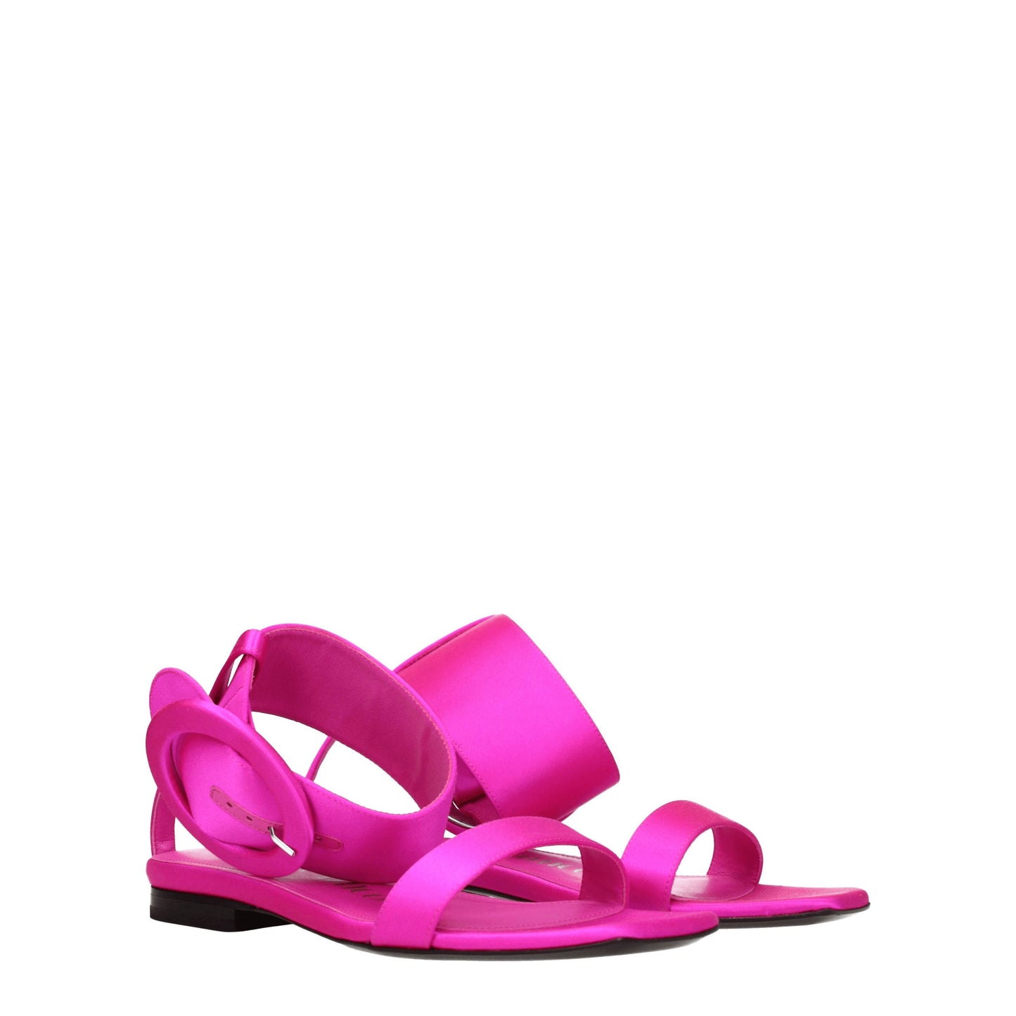 The Attico Women's Sandals in Satin Fuchsia