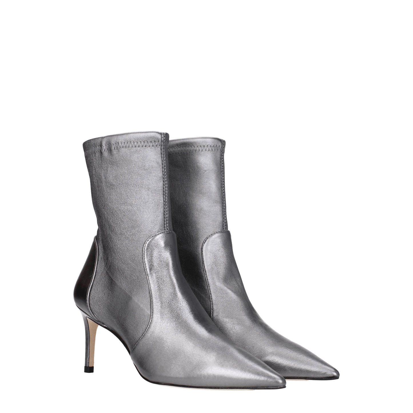 Stuart Weitzman Women's Boots in Leather Silver