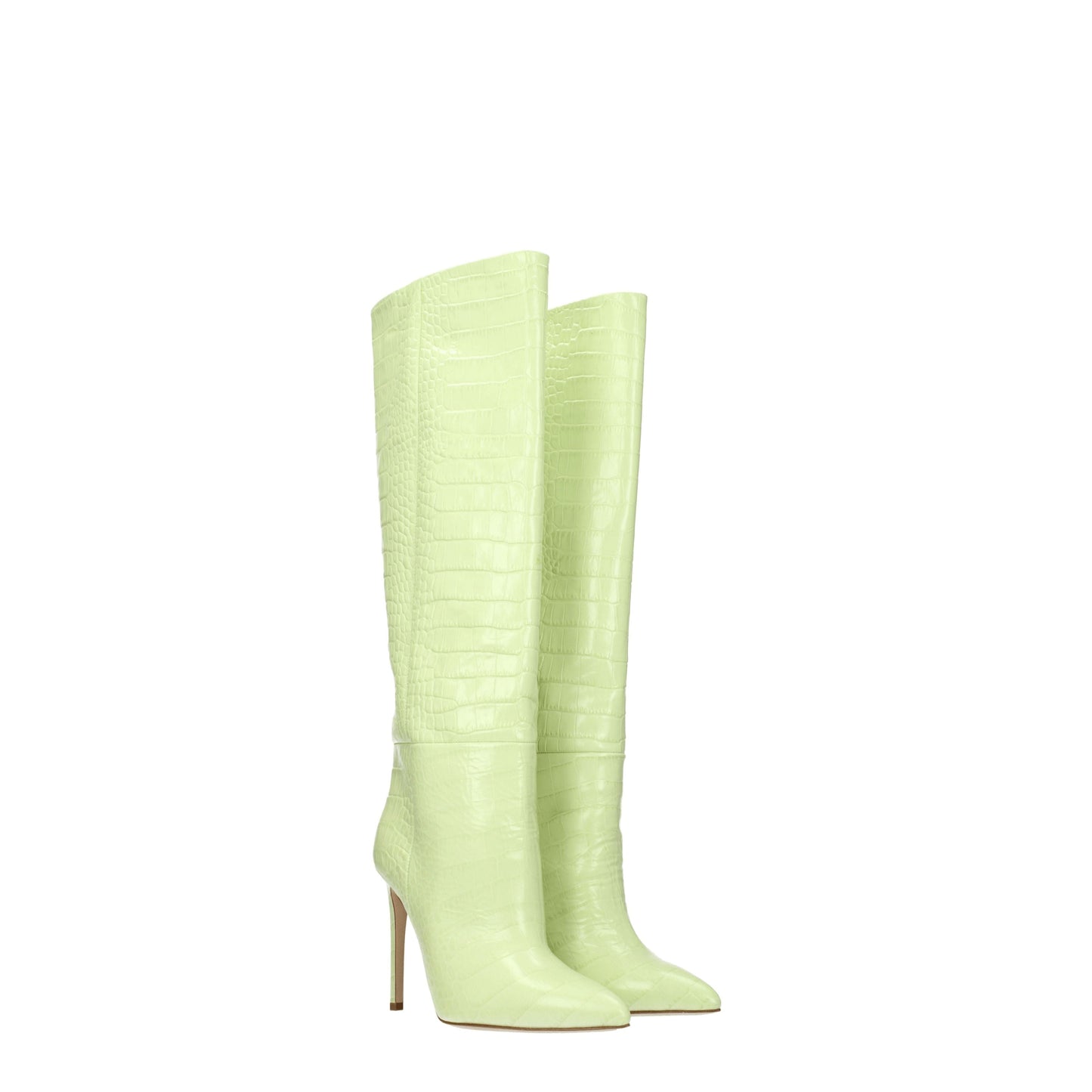 Paris Texas Women's Boots in Leather Green/Lime