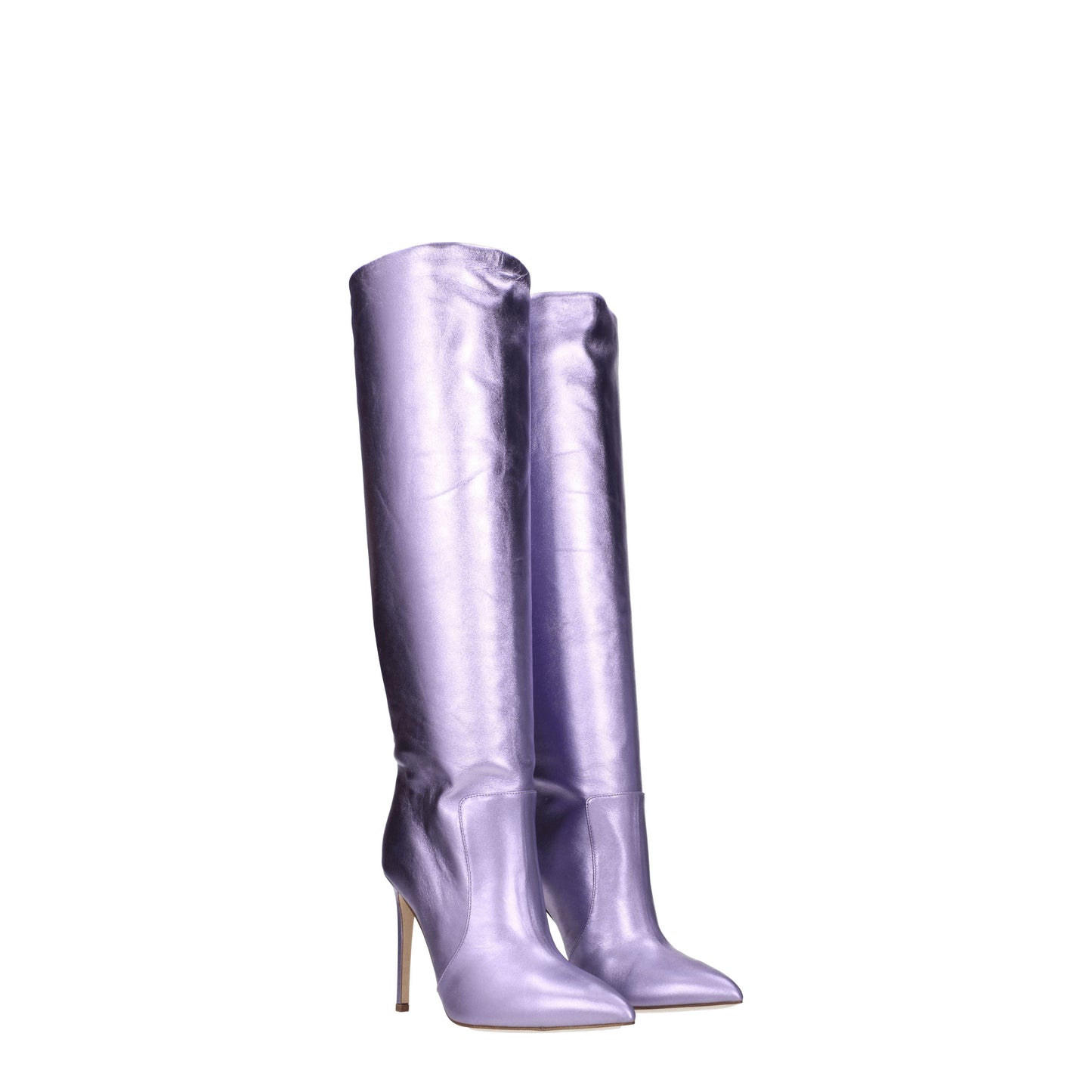 Paris Texas Women's Boots in Leather Violet/Iris