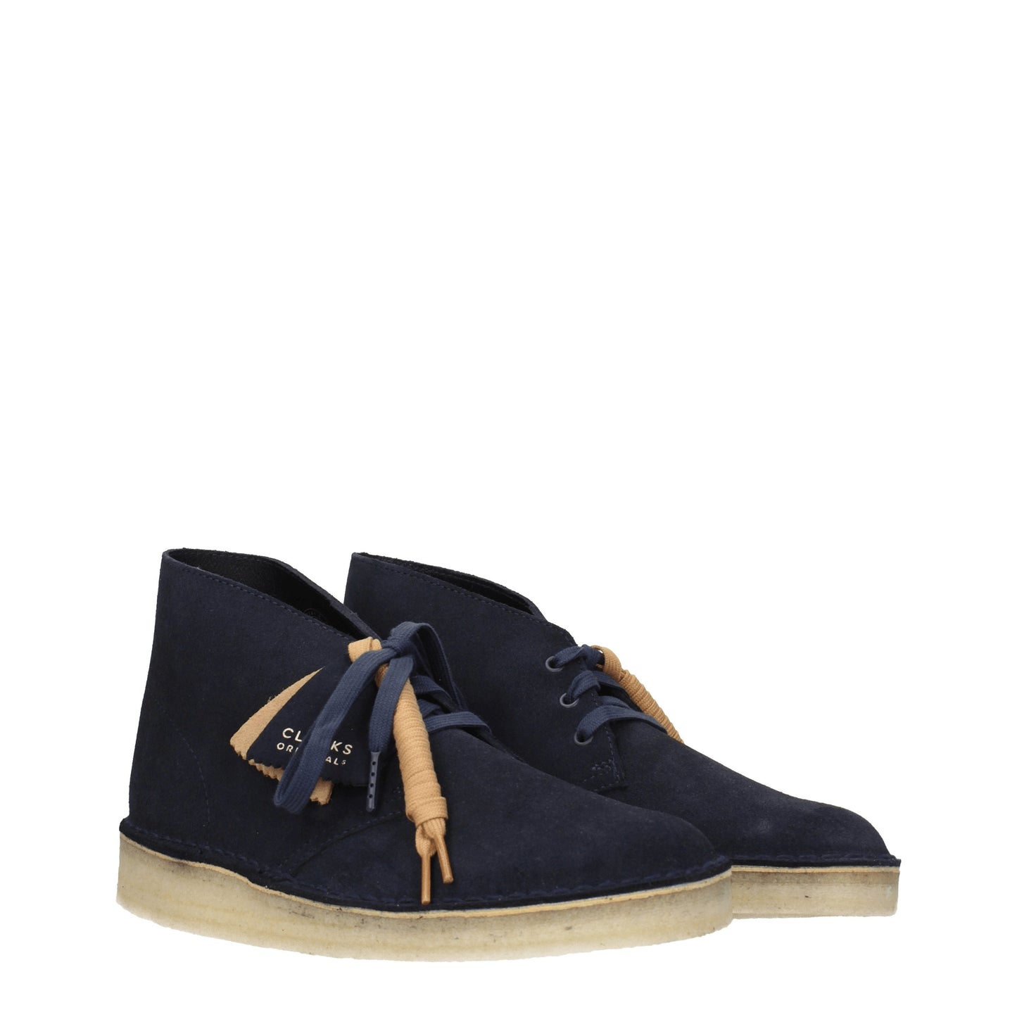 Clarks Men's Boots in Suede Blue/Blue Navy