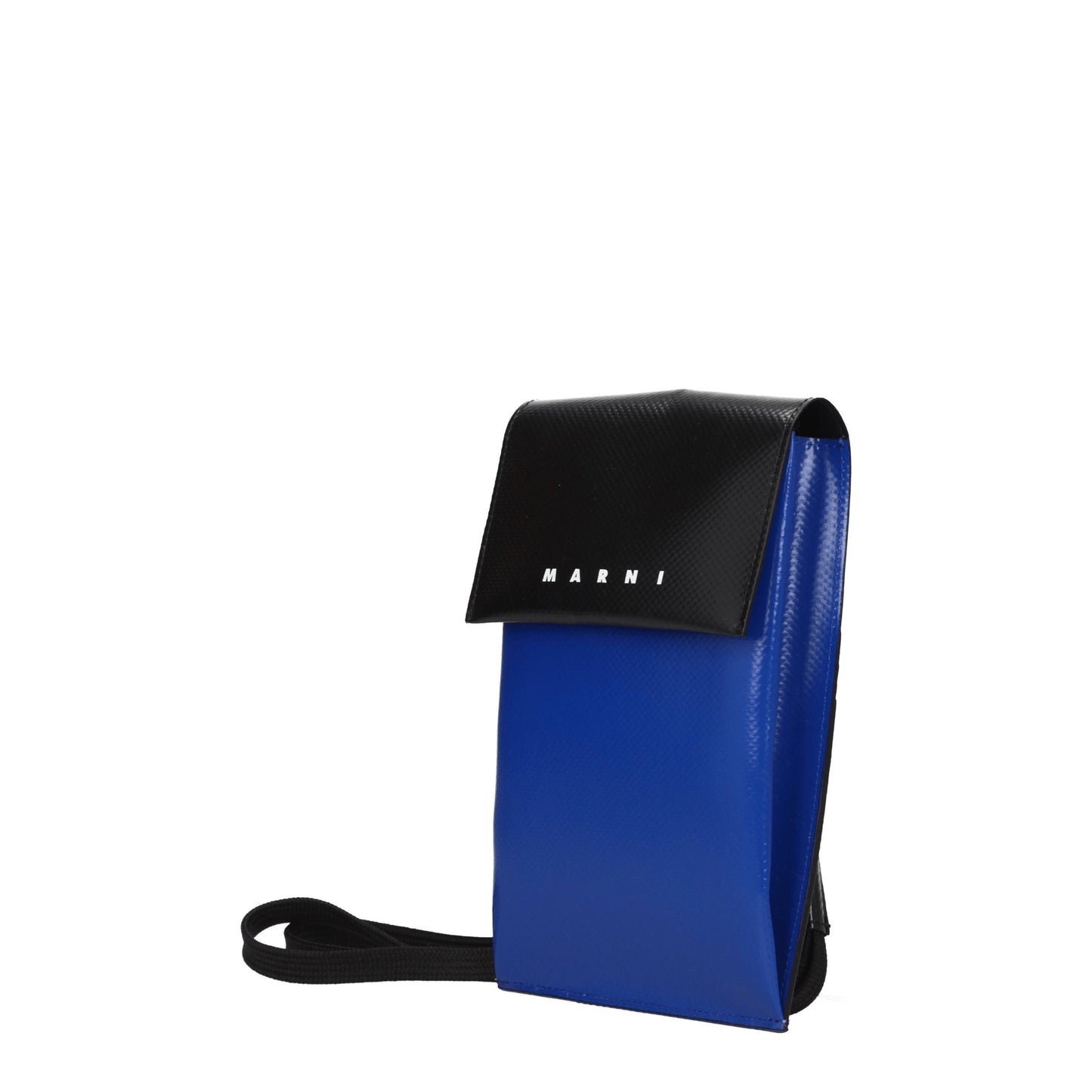 Marni Smartphone holders Men Polyester Black/Blue