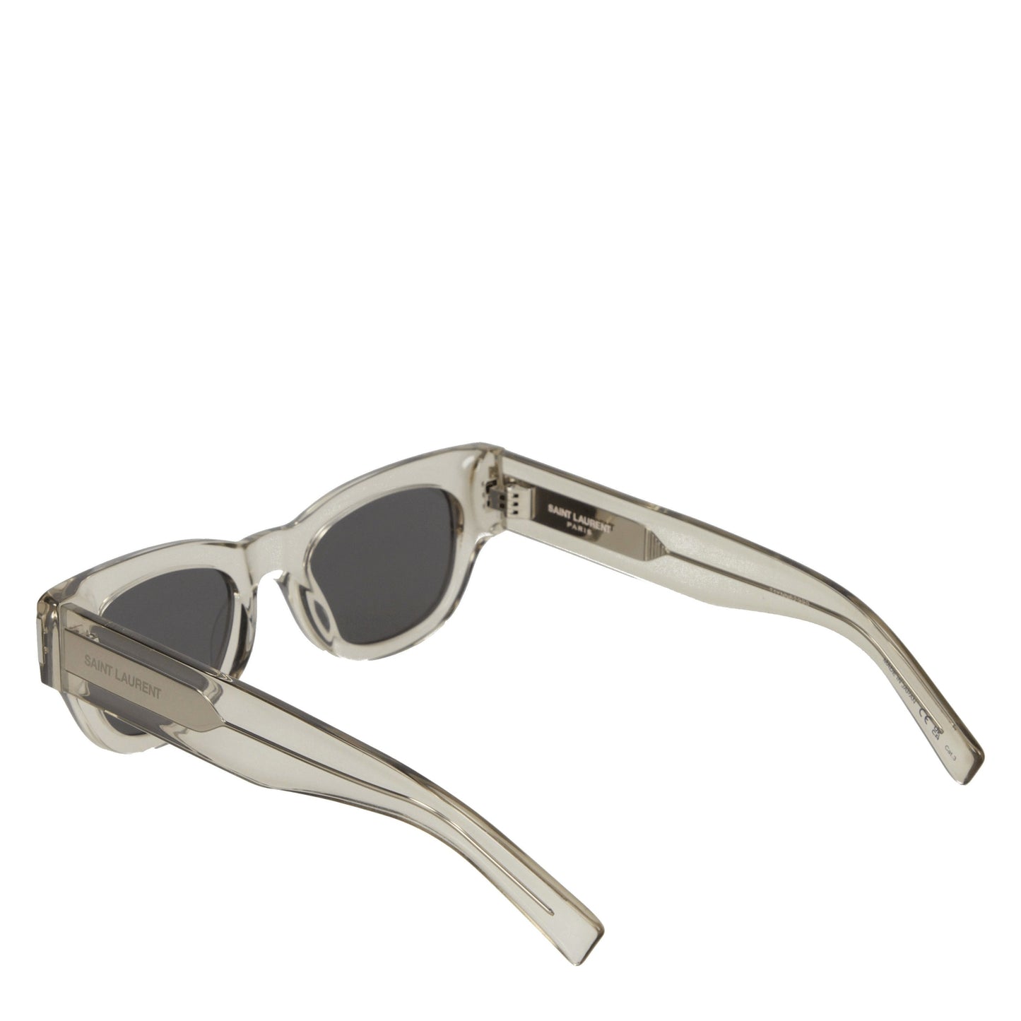 Saint Laurent Sunglasses Women Acetate Gray/Transparent