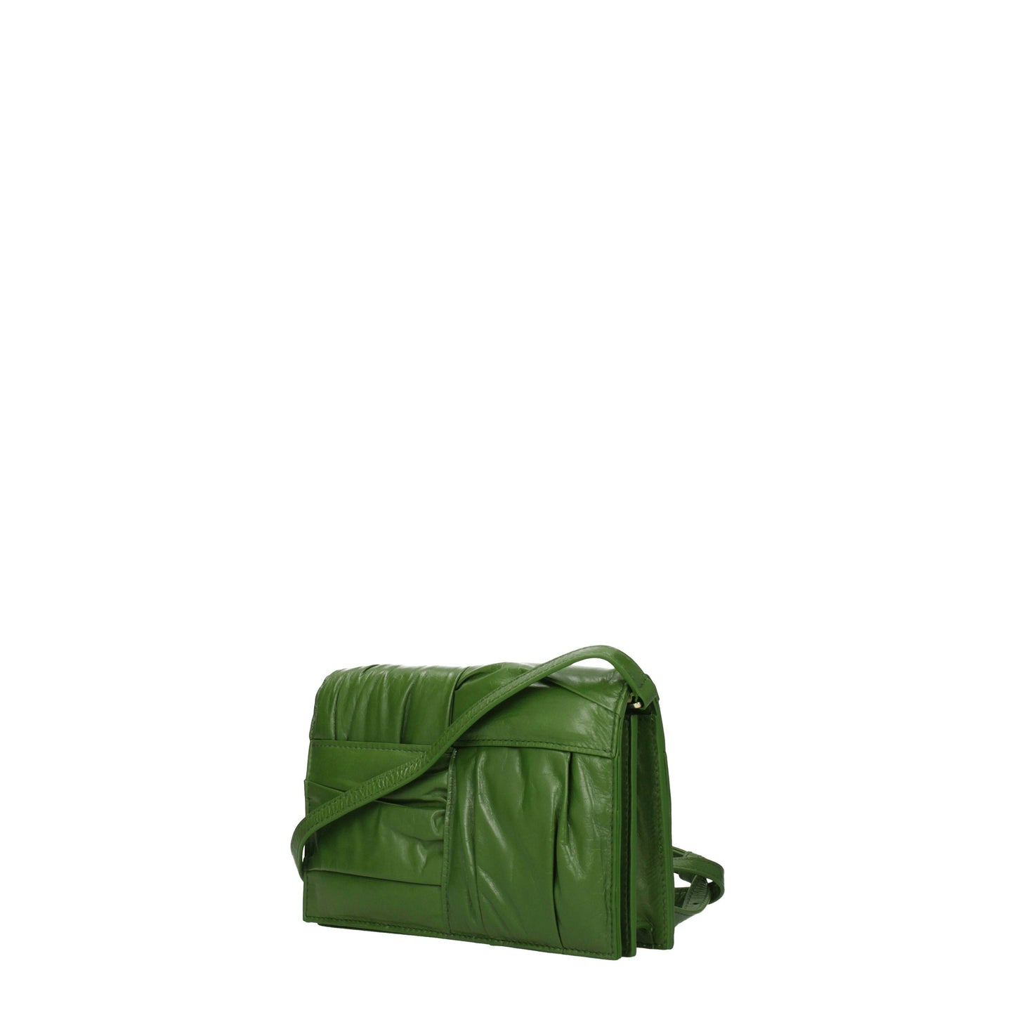 Bottega Veneta Clutches Women Leather Green/Avocado