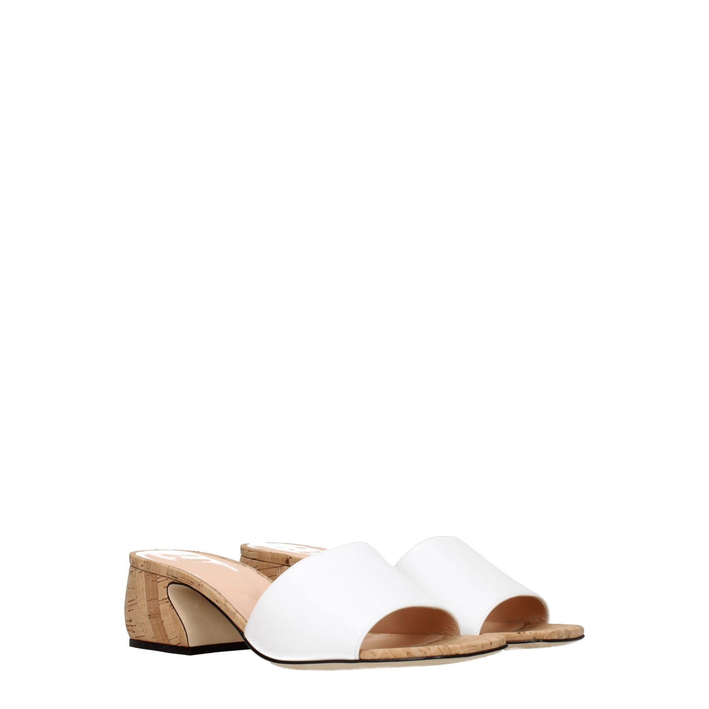 Sergio Rossi Women's Sandals in Leather White