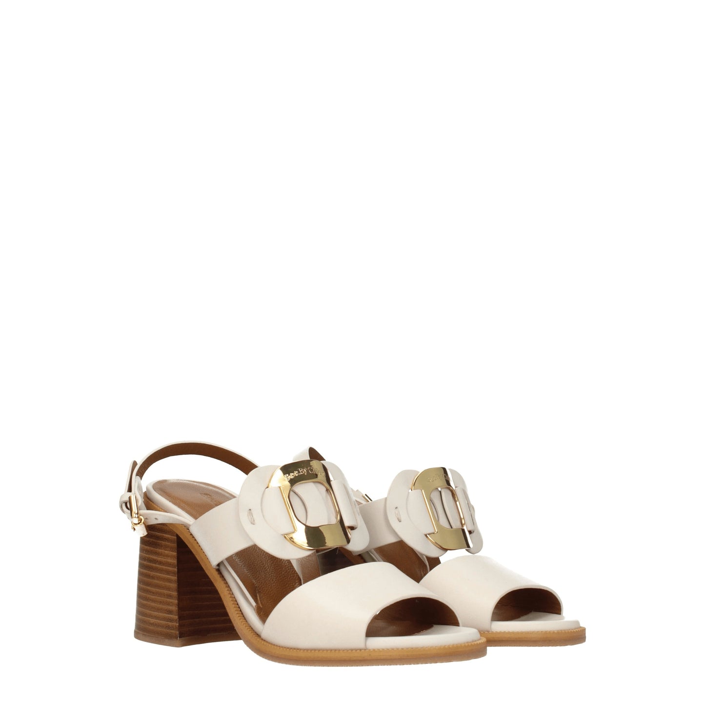 See by Chloé Women's Sandals in Leather White/Ivory