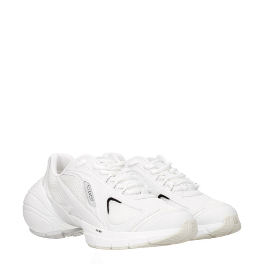 Givenchy Men's Sneakers in Fabric  White