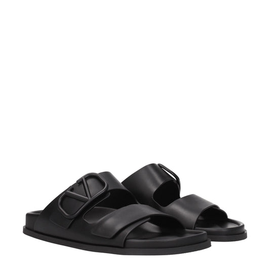 Valentino Garavani Men's Slippers and Clogs Leather