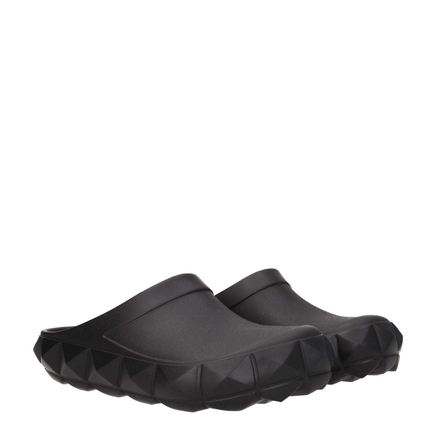 Valentino Garavani Sandals & Slippers Men Rubber Black