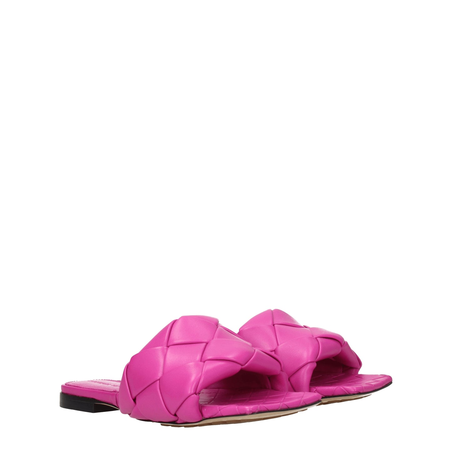 Bottega Veneta Women's Sandals & Slippers in Leather Fuchsia/Mauve