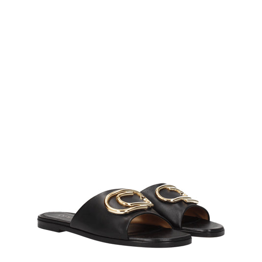 Off-White Women's Slippers and Clogs Leather