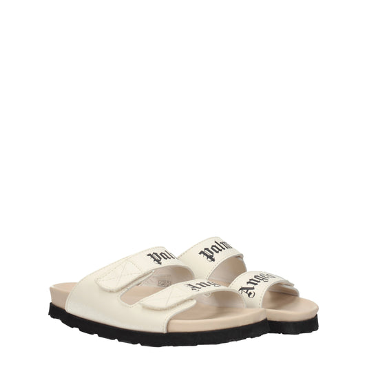 Palm Angels Women's Sandals in Leather Beige