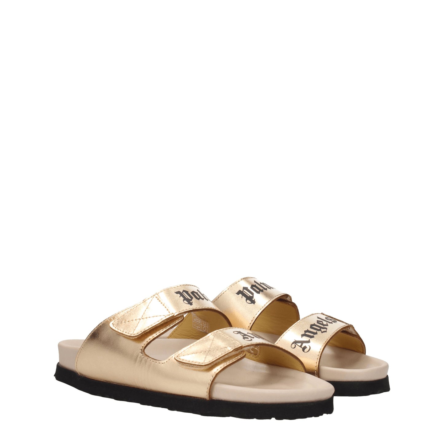 Palm Angels Women's Sandals & Slippers in Leather Gold