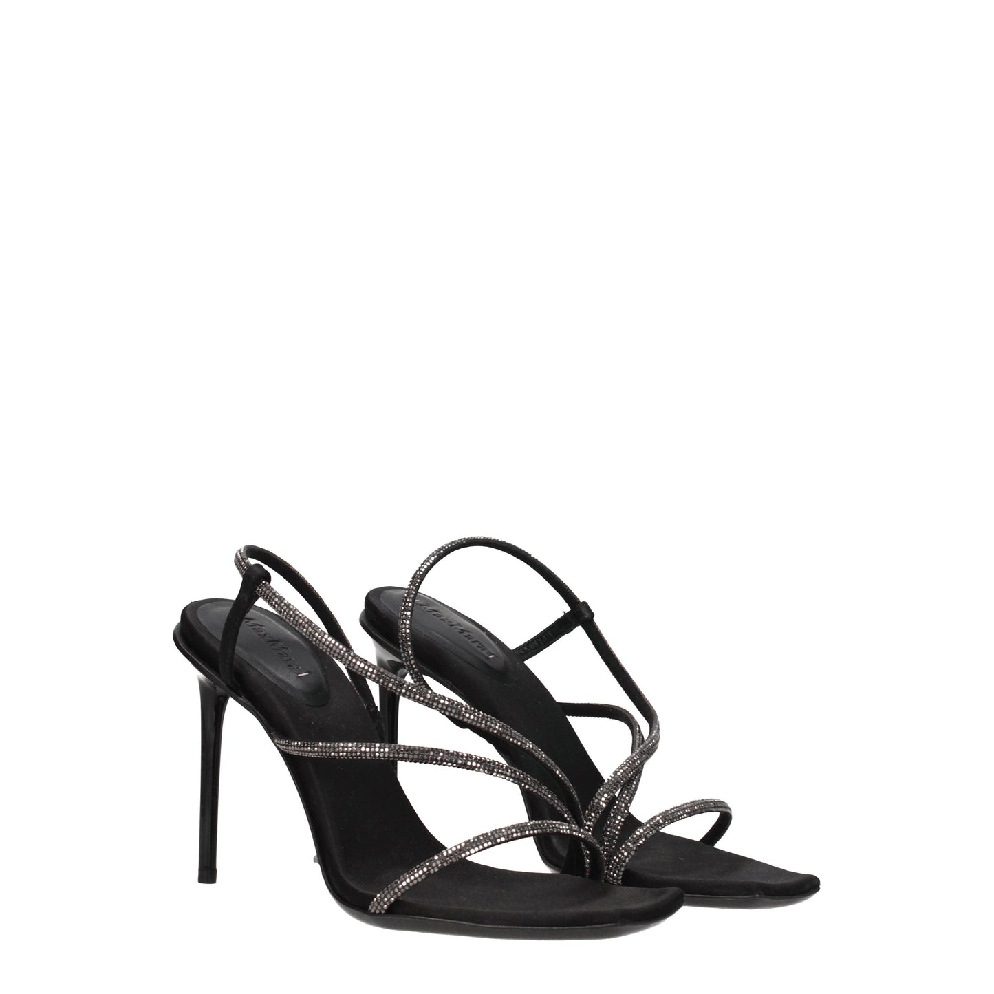 Max Mara Women's Sandals in Suede Black