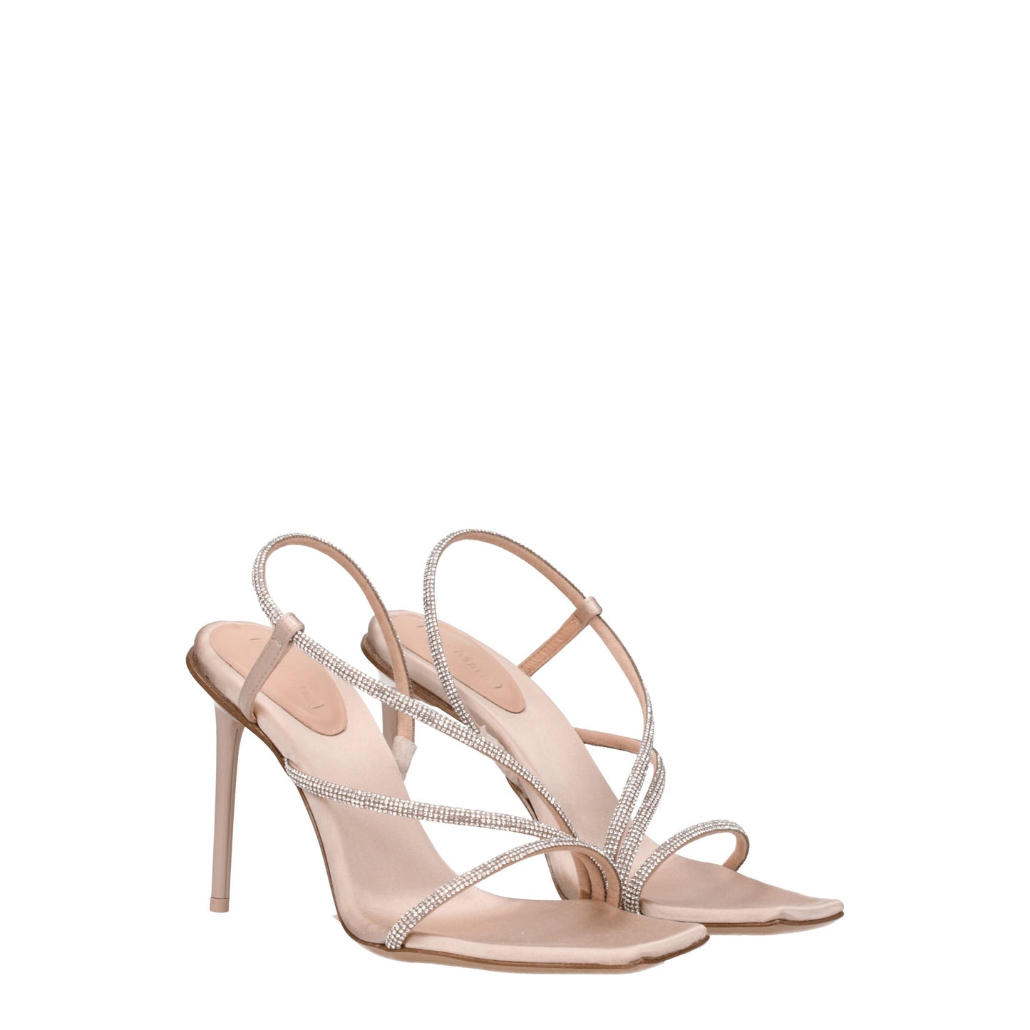 Max Mara Women's Sandals in Suede Pink/Powder Pink