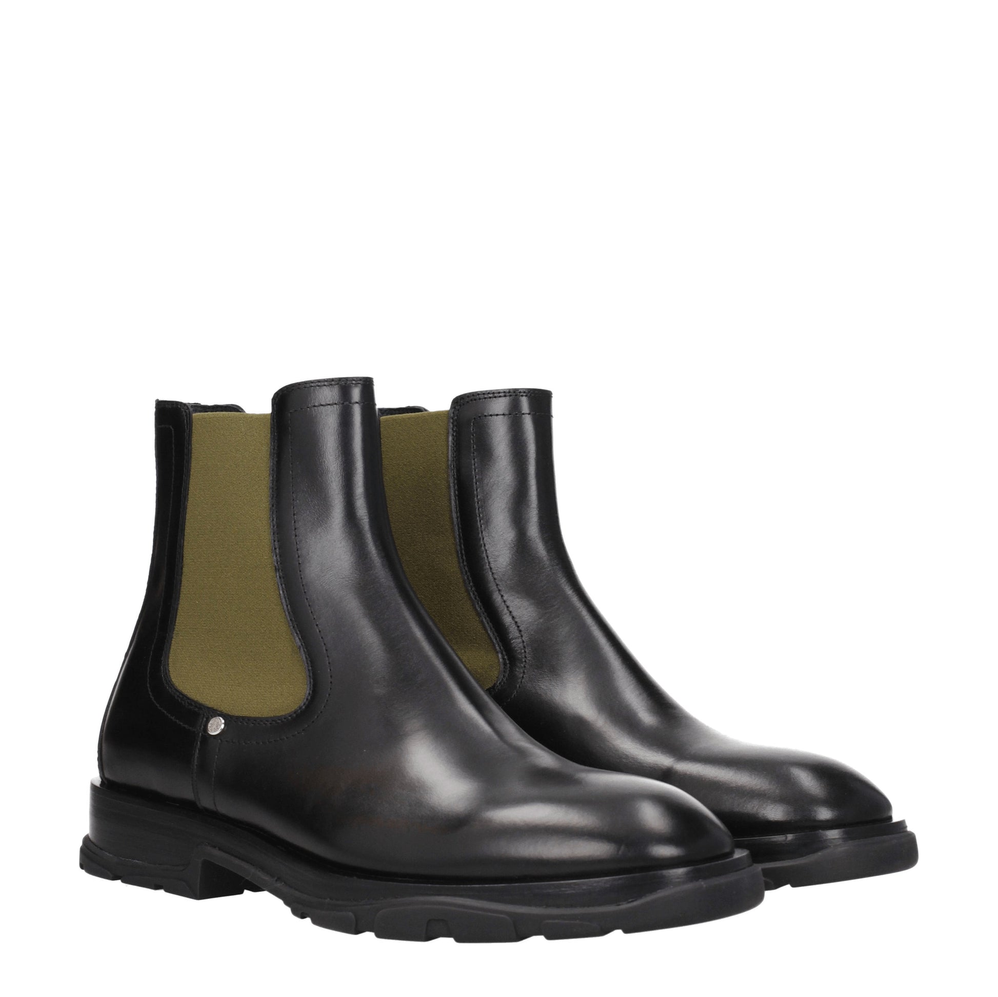 Alexander McQueen Men's Ankle Boots Leather