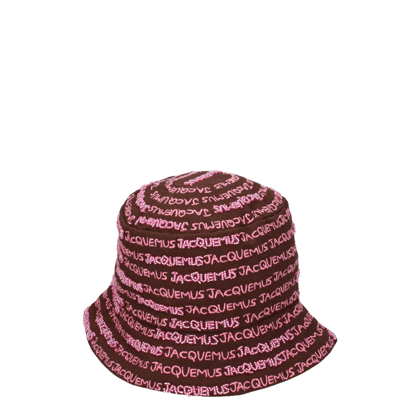 Jacquemus Hats Men Cotton Brown/Pink