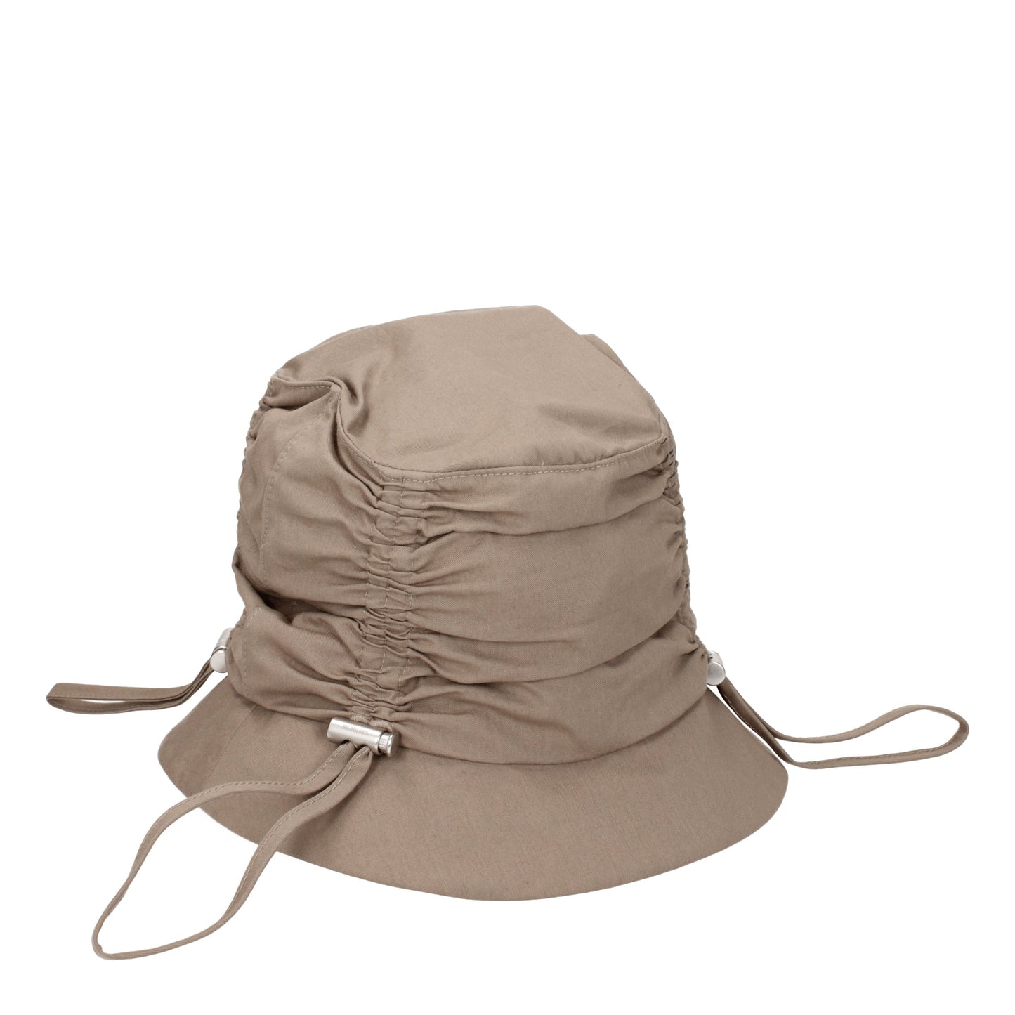 Jacquemus Hats Men Cotton Beige/Dark Beige