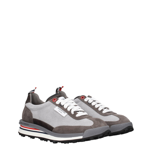 Thom Browne Women's Sneakers in Suede Gray