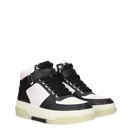 Amiri Men's Sneakers in Leather Black/White