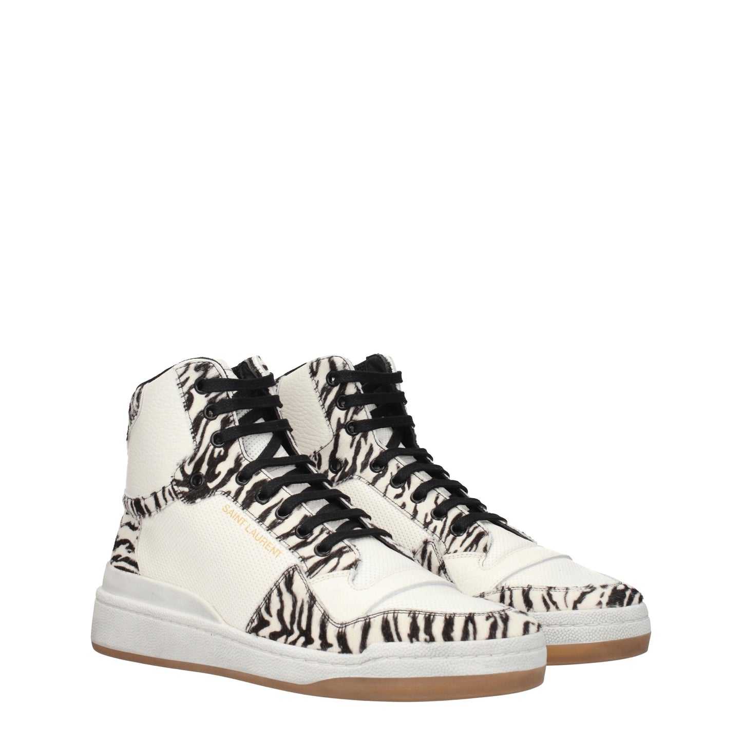 Saint Laurent Men's Sneakers in Leather White