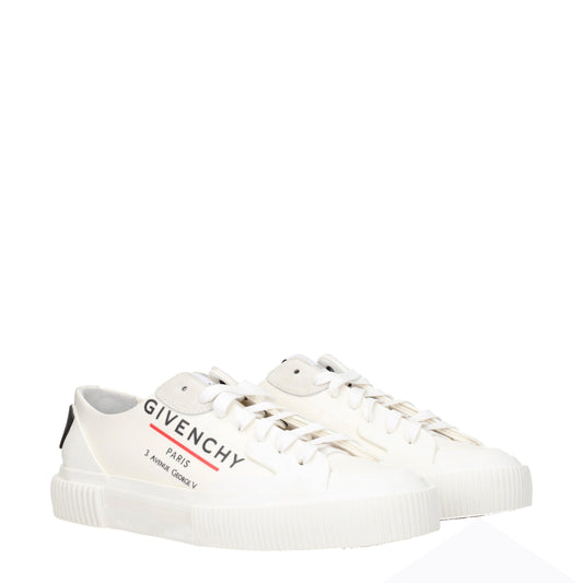 Givenchy Men's Sneakers in Fabric  Beige/Off White