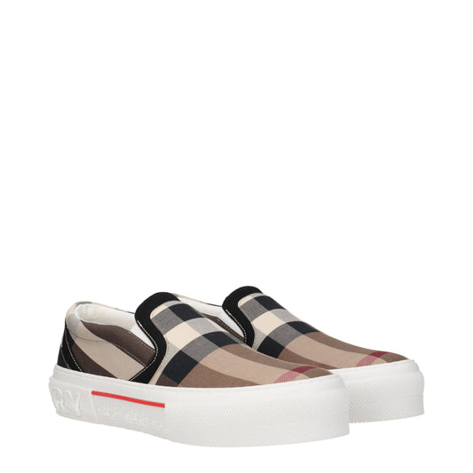 Burberry Men's Slip-ons in Fabric  Beige/Birch