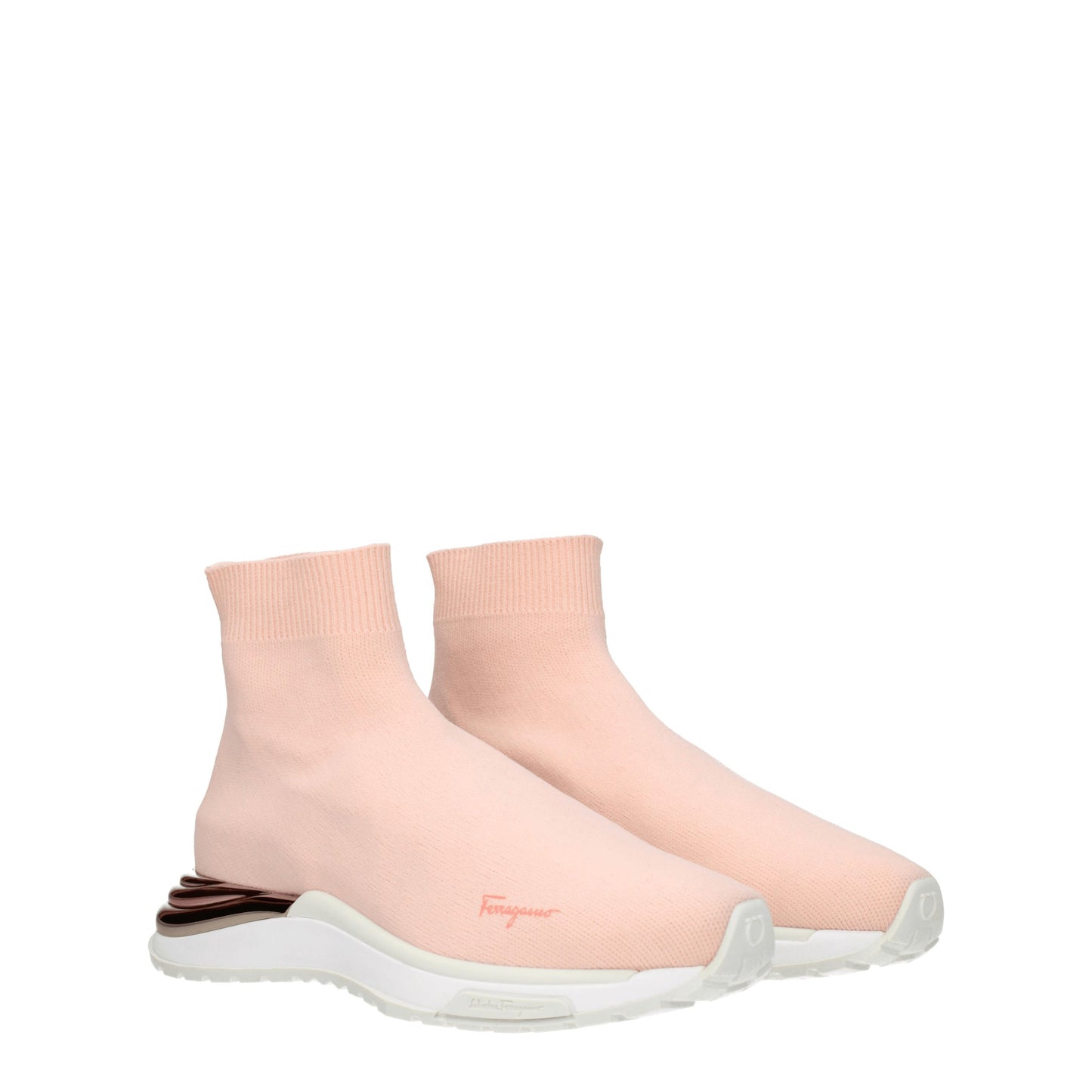 Salvatore Ferragamo Women's Sneakers in Fabric  Pink