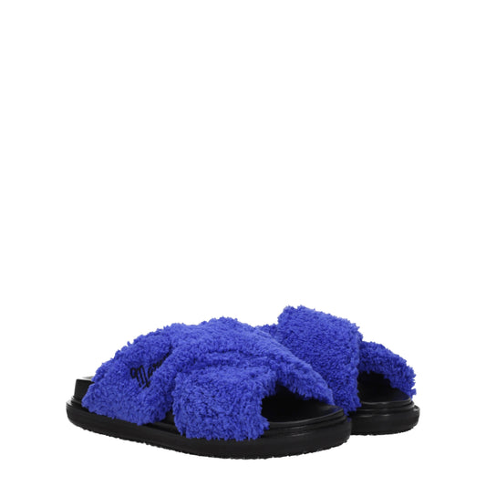 Marni Women's Sandals & Slippers in Fabric  Violet/Juniper