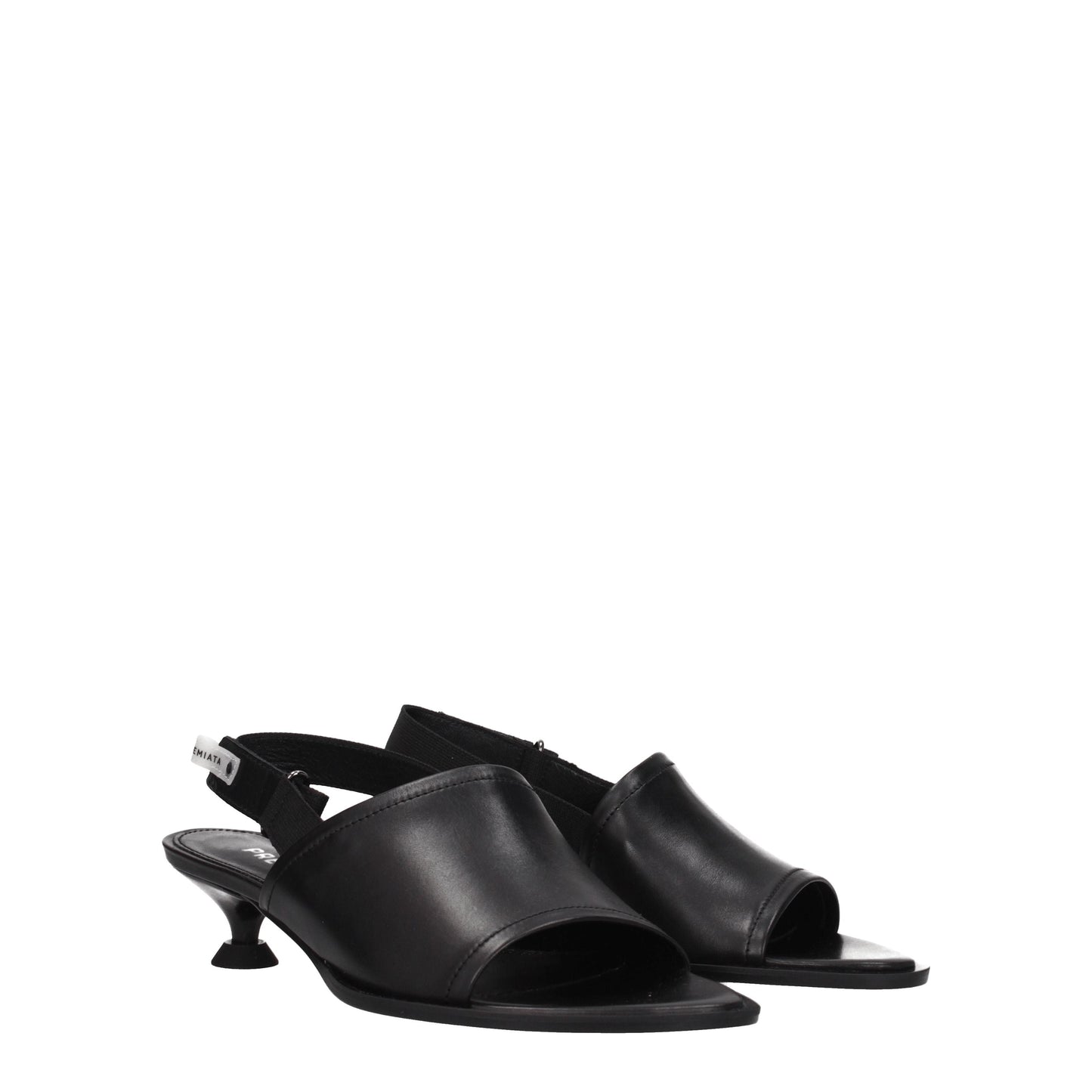 Premiata Women's Sandals in Leather Black