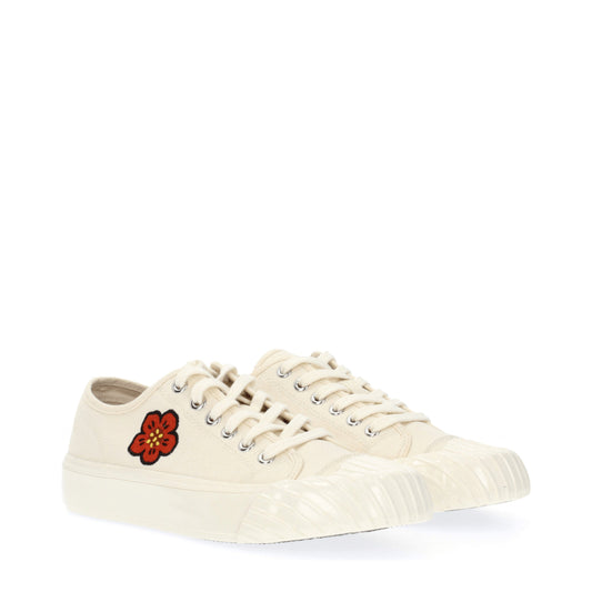 Kenzo Women's Sneakers in Fabric  Beige/Cream