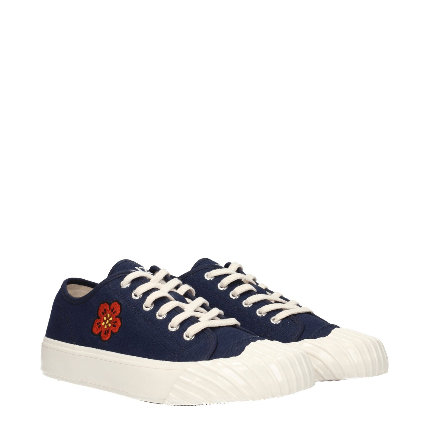 Kenzo Women's Sneakers in Fabric  Blue/Midnight Blue