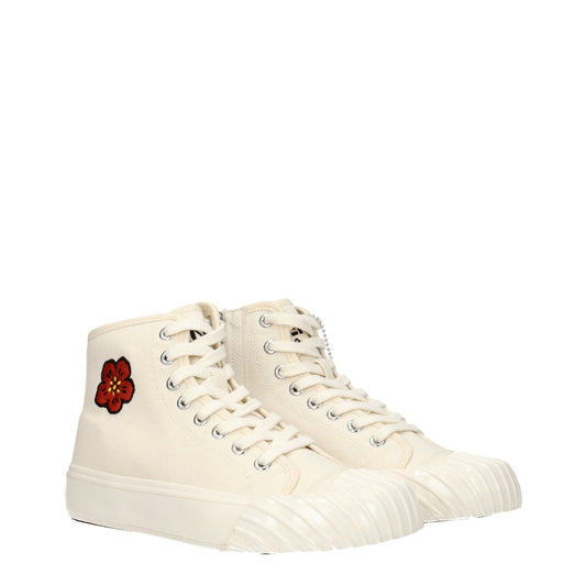 Kenzo Women's Sneakers in Fabric  Beige/Cream