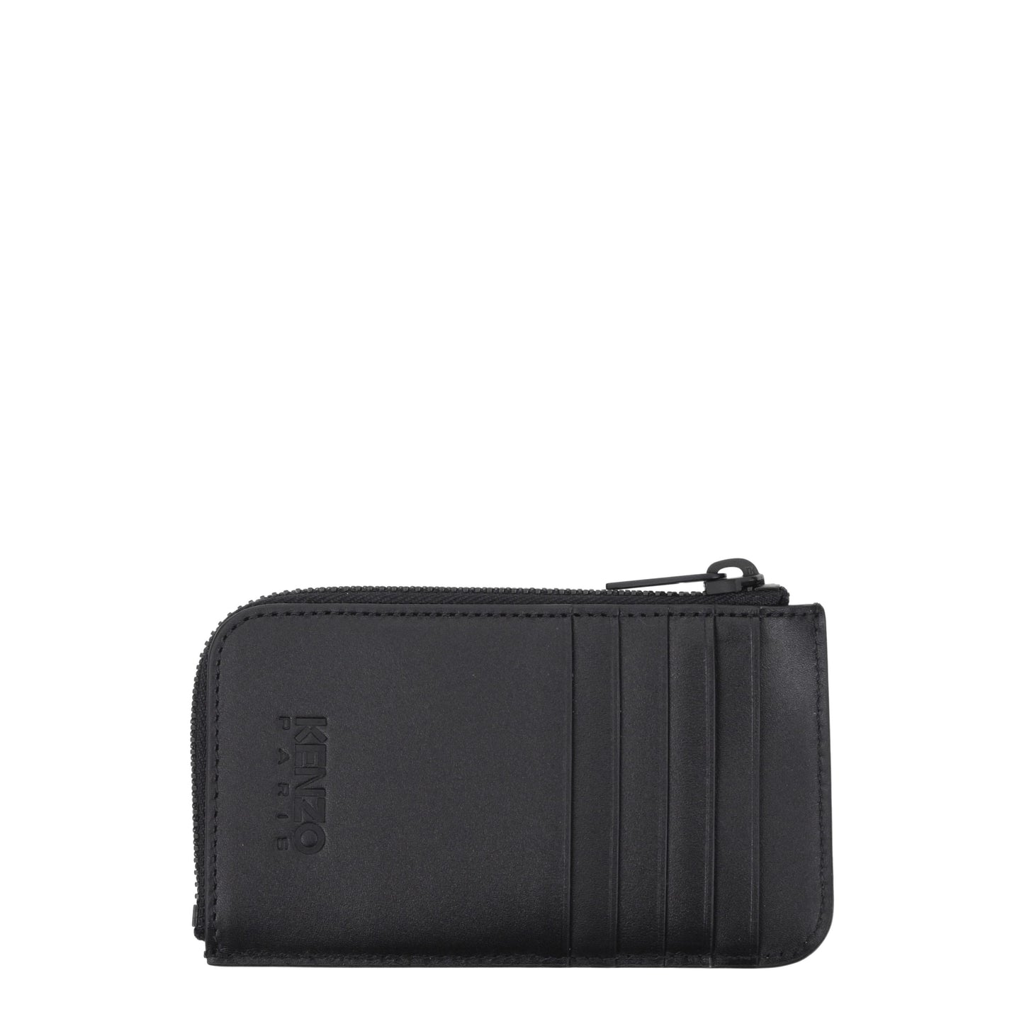 Kenzo Coin Purses Women Leather Black